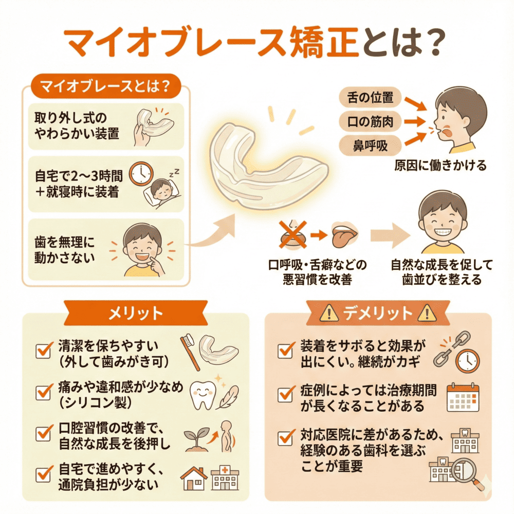 マイオブレースの解説図解